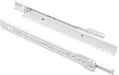Zdjęcie produktu dla Prowadnica szuflady 2 pcs Biały 250 mm Stal