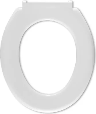 Produktbild von WC SITZ Pool Universal ohne Deckel von Hamberger HARO Edelstahlscharniere, weiß