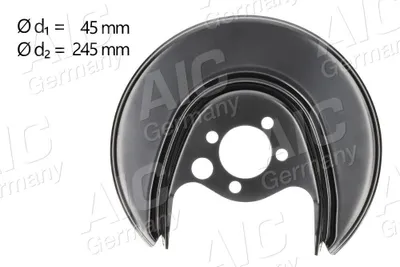 Produktbild von AIC Spritzblech Bremsscheibe für VW POLO (6N2) Hinten Links 56159 Ankerblech