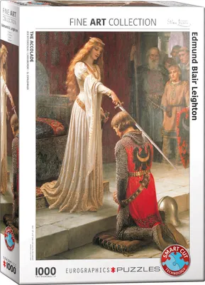 Image de puzzle 1000 pièces L'adoubement d'Edmund Blair Leighton