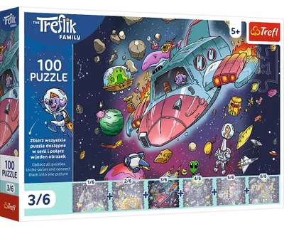 Obrázek produktu pro Puzzle 100: Gonduś v raketě – Trefl