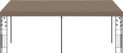Produktbild von vidaXL Wand-Pavillon 6x3x2,5 m Taupe