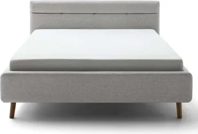 Produktbild von Doppelbett Laika 160x200cm mit Stauraum - grau