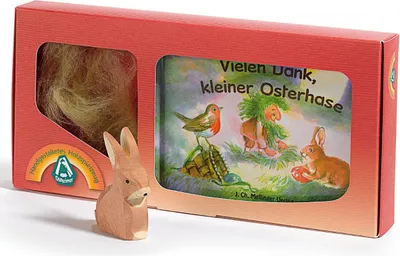 Produktbild von Ostheimer Vielen Dank, kleiner Osterhase Set mit Buch