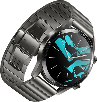 Image de AKLOSIPY 22mm Fiche Acier Bracelet de Remplacement pour Montre Hu 46mm, 46mm, Montre - Bracelet St. pour le confort et (GREY)