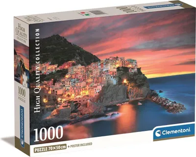 Produktbild von Clementoni High Quality Collection Manarola, 1000 Stück(e), Landschaft, 18 Jahr(e)