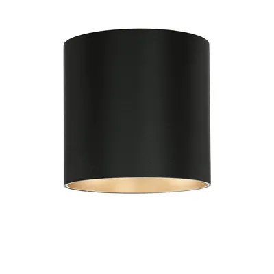 Produktbild von Deckenlampe GU10 Ø 12,7 cm Schwarz Metall Modern Deckenleuchte