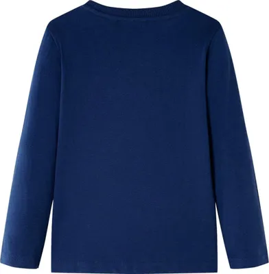 Produktbild von vidaXL Kinder-Langarmshirt Marineblau 104