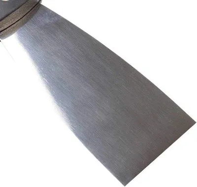 Imagen del producto de Unyqoos® Fugenmesser Pro Joint: espátula para juntas, flexible, con hoja de acero inoxidable de 50 mm, disponible en varios colores, con agarre Duragrip-Softgrip y función de martillo integrada