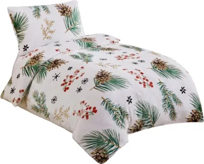 Produktbild von Mikroflanell Bettwäsche Konifere 140x200, 70x90