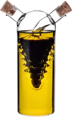 Zdjęcie produktu dla Butelka na oliwę i ocet Bergolo 300 ml + 50 ml