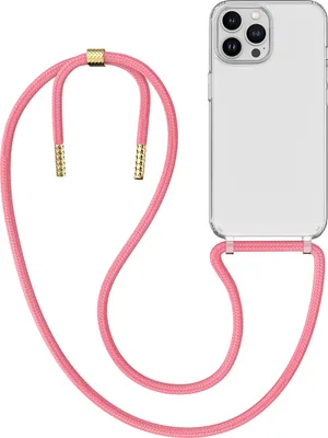 Produktbild von Handykette für Apple iPhone 13 Pro Max - Handyhülle mit Schnur Cover in Rosa
