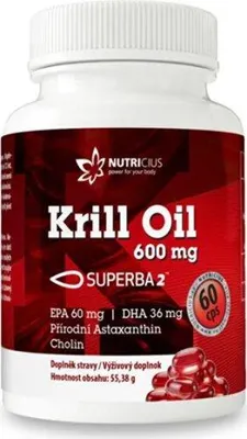 Produktbild von Krillöl 600 mg, Superba2, 60 Kapseln