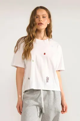 Produktbild von Nümph 707093 Nutenia Boxy T-Shirt, helle Weiß