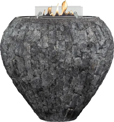 Produktbild von Xaralyn Ethanol-Kamin - Shigo B - schwarz Naturstein - 2 kW Heizung - Vasenkamin mit Einbaukamin - Design-Kamin - Dekokamin