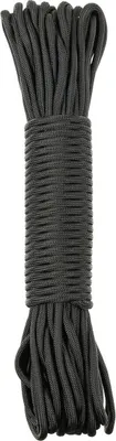 Produktbild von MFH Fallschirmleine, schwarz, 50 FT, Nylon