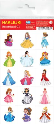 Obrázok produktu pre Princezné nálepky 01