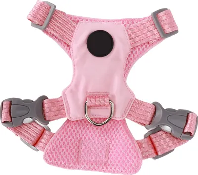 Produktbild von Hunde-Sicherheitsweste, weich und atmungsaktiv, Mehrzweck-Welpengeschirr für kleine und mittelgroße Hunde, Katzen, Rosa, M