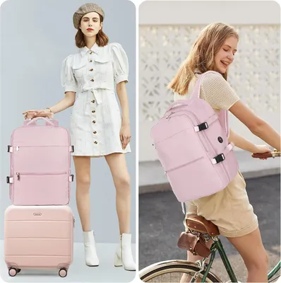Produktbild von Famanu Handgepäck Rucksack 45x36x20 cm - Wasserdicht und Geräumig für Reisen