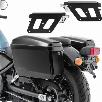 Obrázok produktu pre Sada 2x bočných kufrov s držiakom QL vhodných pre Honda Rebel 500 CMX 17-