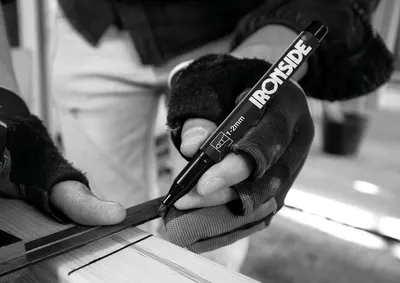Produktbild von IRONSIDE Permanentmarker, schwarz