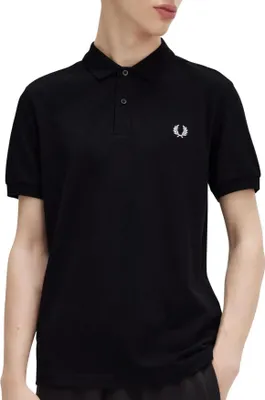 Produktbild von Fred Perry Polo schwarz einfarbig Baumwolle