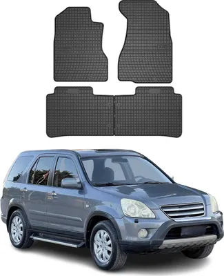 Obrázek produktu pro 2002-2006 Honda CRV podlahové rohože gumové černé 4 ks