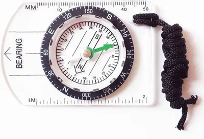 Produktbild von Mini Kompass Camping Wandern Navigation Trekking Kompaß Anhänger Outdoor Survival