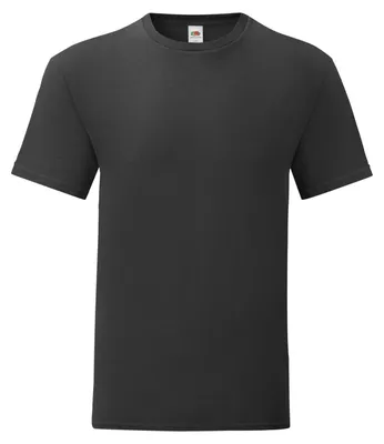 Produktbild von Fruit of the Loom - "Iconic" T-Shirt für Herren/Damen Uni LT2613 (L) (Schwarz)