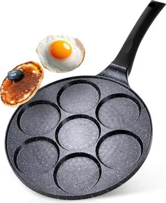 Image de Granitowa Patelnia do Jajek, 7 Otwowow, 26 cm