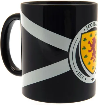 Immagine prodotto di Scozia FA - Tazza da caffè TA8077 (Taglia unica) (nero/bianco/giallo)