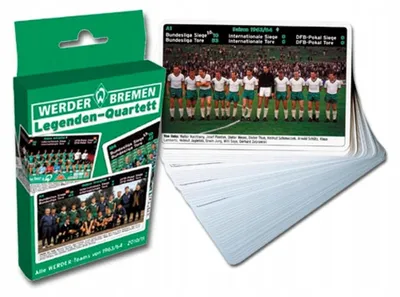 Image de Werder Bremen ‘Legenden-Quartett XXL’ cards: squads 1963–2011