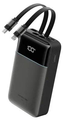 Productafbeelding van Externe Accu 20.000 mAh Powerbank met Geïntegreerde Kabel en Snel Opladen, Draagbare Batterij