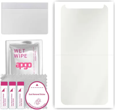 Produktbild von apgo Hydrogel Schutzfolie, Matt, kompatibel mit LG K30 (2019), flexibele Displayschutzfolie, Folie mit Positionierhilfe, Anti-Fingerprint, kratzfest, einfache Montage