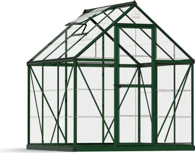 Produktbild von Palram - Canopia Aluminium Gewächshaus Harmony 66 Grün 185x185x208 cm