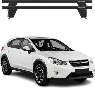 Zdjęcie produktu dla Bagażnik bazowy Menabo do Subaru XV 2011-2018 poprzeczka ABE aluminium czarny
