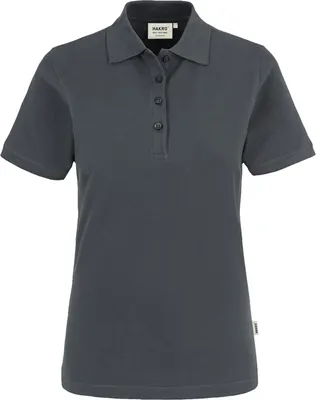 Produktbild von HAKRO Poloshirt Classic Damen #110 Gr. L anthrazit