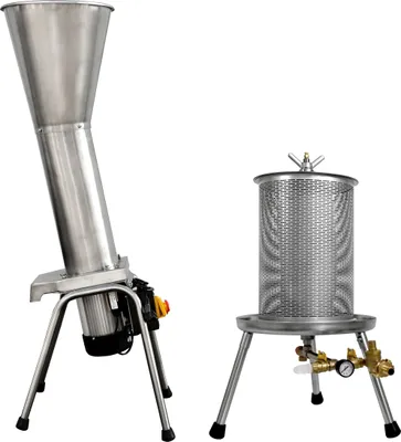 Produktbild von SET Angebot: Edelstahl Obstmuser OME 700 + Hydropresse 20 Liter Hausmosterei