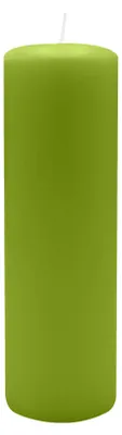 Produktbild von Stumpenkerzen 200 x  Ø 60 mm, Limonegrün, 4 Stück