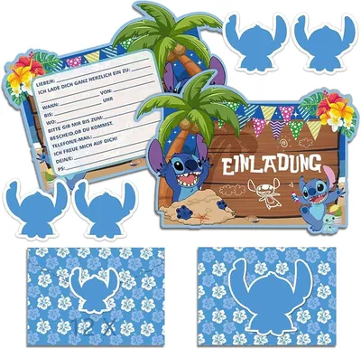 Produktbild von Kindergeburtstag Einladungen 12 Stück, A6, mit Umschlägen, für Kindergeburtstag