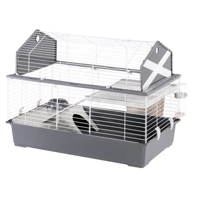 Produktbild von Ferplast Kaninchenkäfig Barn 120 Blau 119x58x77 cm