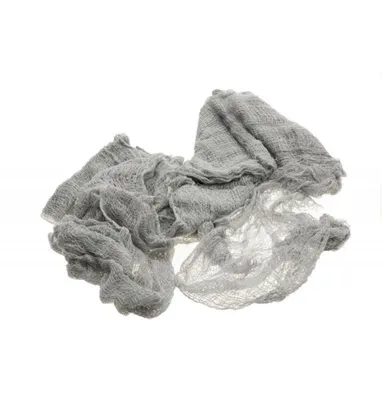 Produktbild von Dekostoff Lumpenstoff 183 x 76 cm | Grau Halloween Dekoration