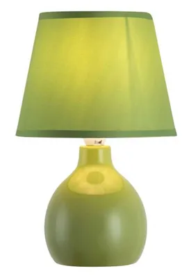 Produktbild von Rabalux 4477 Tischleuchte Ingrid, E14, Keramik, grün, rund, Standard, ø170mm