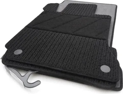 Produktbild von Mercedes Ripsmatten C-Klasse W204 S204 Original Rips Auto Fußmatten schwarz 4-teilig NEU