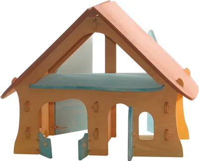 Produktbild von Ostheimer Bauernhaus Spielhaus, 60x41x46 cm, für Ostheimer Figuren ab 3 Jahren, ohne Grundplatte, 3510, oh35112