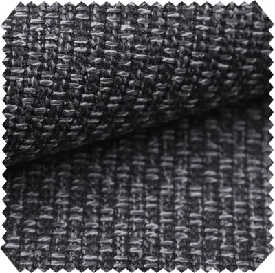 Produktbild von novely® MALBORN - Melierter Möbelstoff - Grob Gewebter Polsterstoff - Pflegeleichte Meterware 1lfm - Farbe: 03 Schwarz Grau