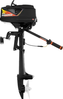 Produktbild von Bootsmotor - Außenborder 2‑Takt - 2,6 kW - 3,6 PS - 55 cm³ - CDI‑Zündung - Für Schlauchboot/Angelboot - Schwarz