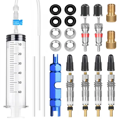 Produktbild von Tubeless Spritze mit Ventilkernentferner, 60 ml, für Fahrradreifen