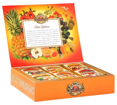 Immagine prodotto di BASILUR Tè alla frutta assortito 60 bustine, confezione nuova