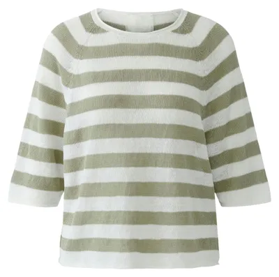 Produktbild von Oui Pullover white green 40